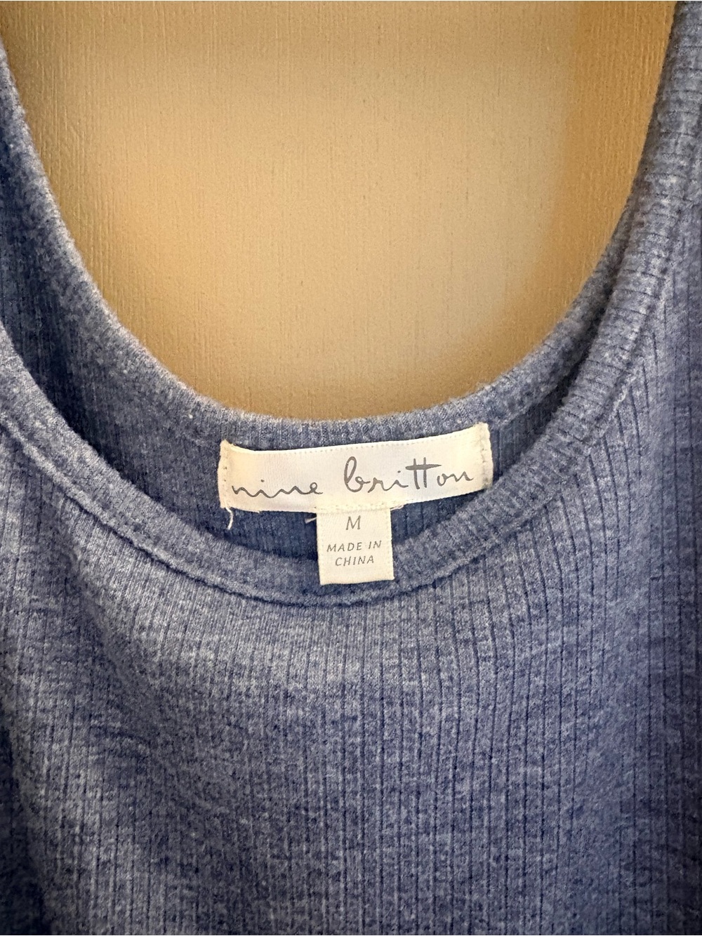 nine britton Amber Knit Midi wrap Dress in Slate Blue - Picture 10 of 12